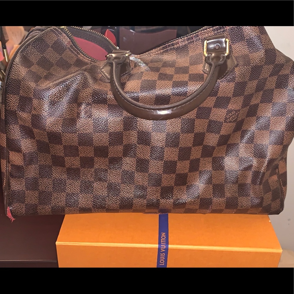 Louis Vuitton speedy 35 Damier ebene